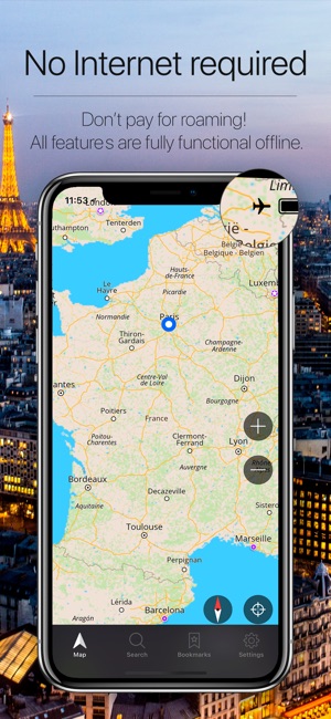 France Offline Navigation