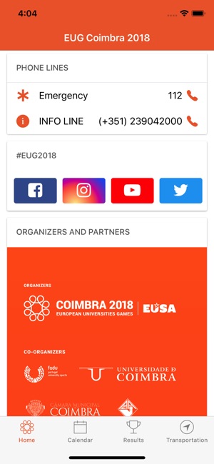 EUG Coimbra 2018(圖6)-速報App