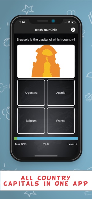 Teach Your Child Quiz-Capitals(圖4)-速報App