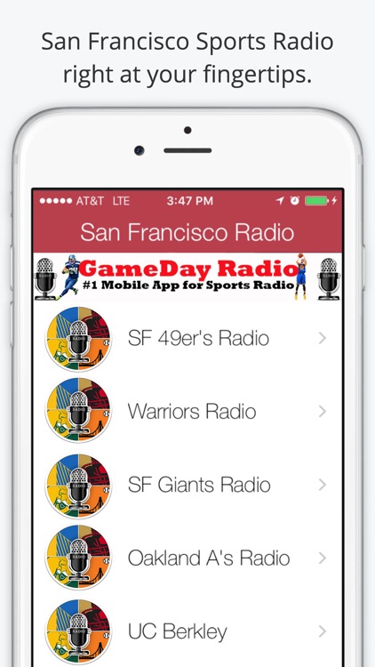 San Francisco GameDay Radio for 49ers Giants