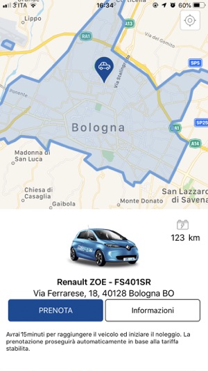 CORRENTE Car sharing a Bologna(圖3)-速報App