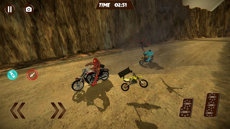 Super Hero Bike Racing