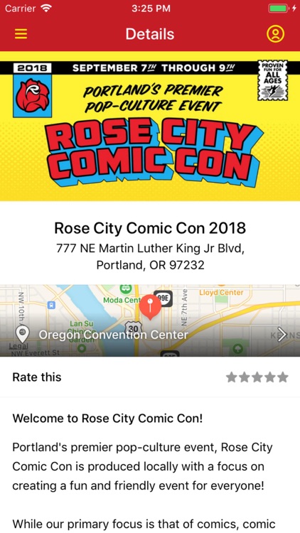 Rose City Comic Con 2018
