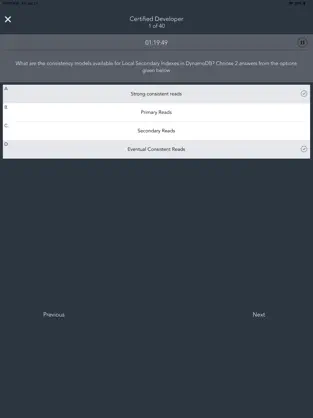 Screenshot 3 AWS Practice Exams (All Tests) iphone