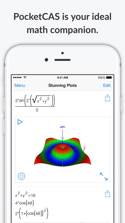 PocketCAS: Mathematics Toolkit screenshot-0
