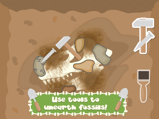 interactive fossil dig