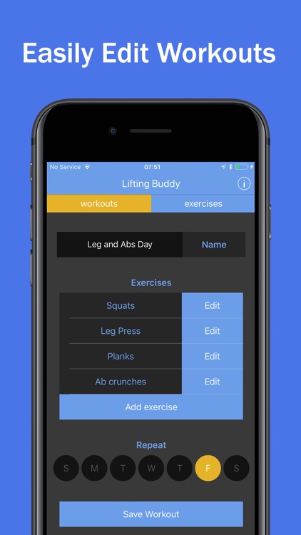 Lifting Buddy: Workout Tracker screenshot-4