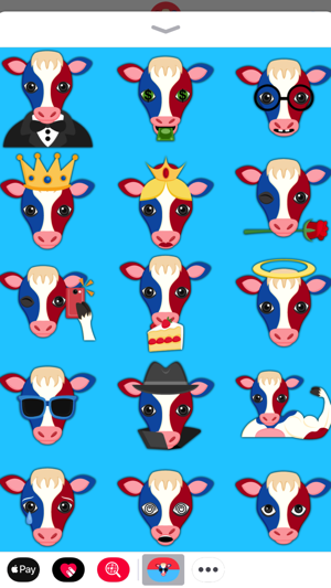 USA Red White Blue Patriot Cow(圖3)-速報App