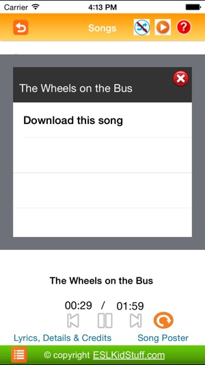 Songs for ESL Kids(圖5)-速報App