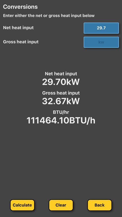 Ventilation Calc - Natural Gas