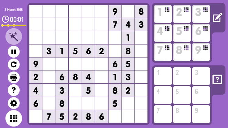 Cool Online Sudoku by Denis Sokolov