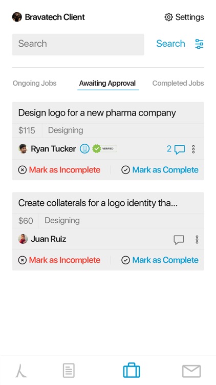 Bravatech RMS Freelancing App screenshot-3