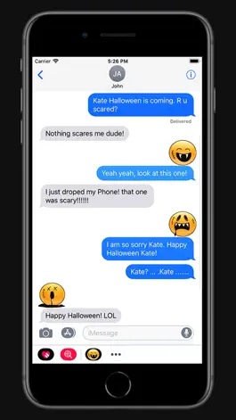 Game screenshot Happy Halloween Emoji apk