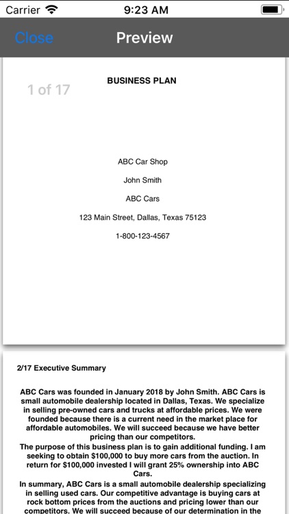 Business Plan App screenshot-4