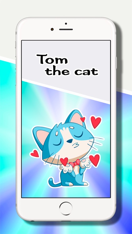 Cat Stickers: Funny Tom