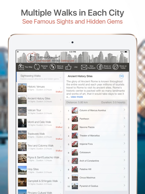 Jakarta Map and Walks iPad Jakarta Map and Walks iPad
