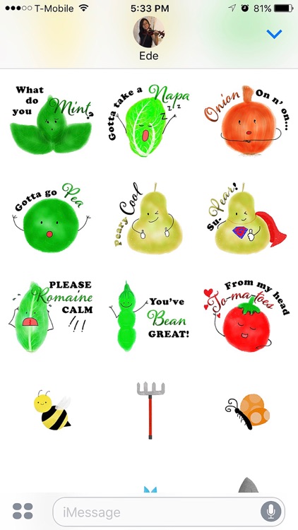 Punny Produce Stickers screenshot-3