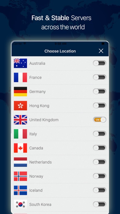 VPN for iPhone . screenshot 2