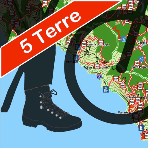 Cinque Terre Trails, Hiker GPS