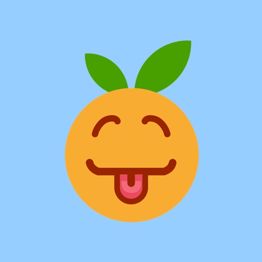 Clementine Orange Stickers icon