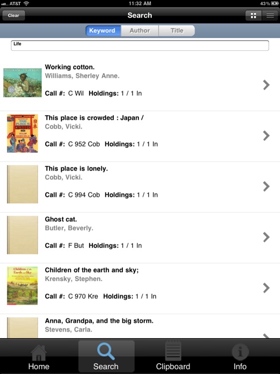 LibraryWorld Search for iPad