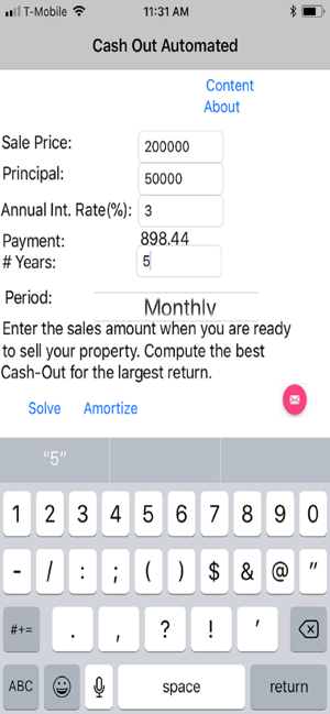 Amount of  CashOut Automated