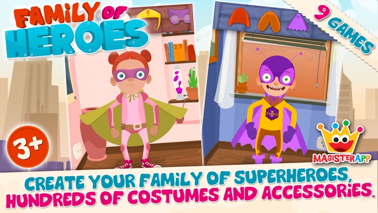 Family of Heroes for Kids screenshot-0