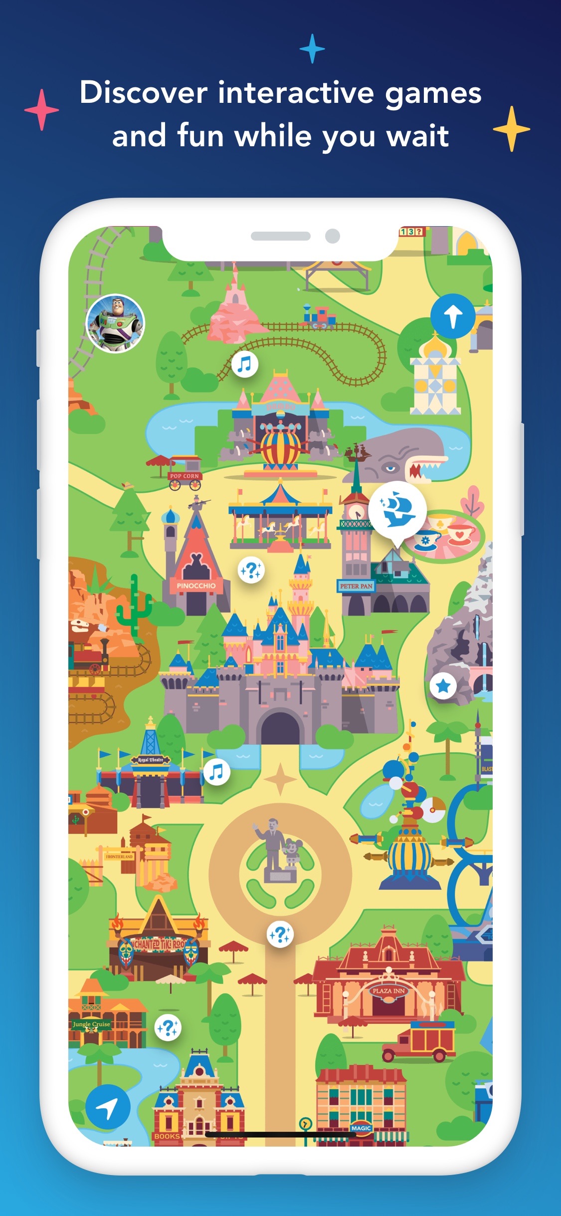 Screenshot do app Play Disney Parks