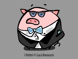 Sgrufi è l'irriverente maialino de i Tettini®
