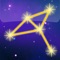 Galaxy is a free addictive brain and puzzle game in which the goal is to drag your fingers from star to star to connect them all without going backward