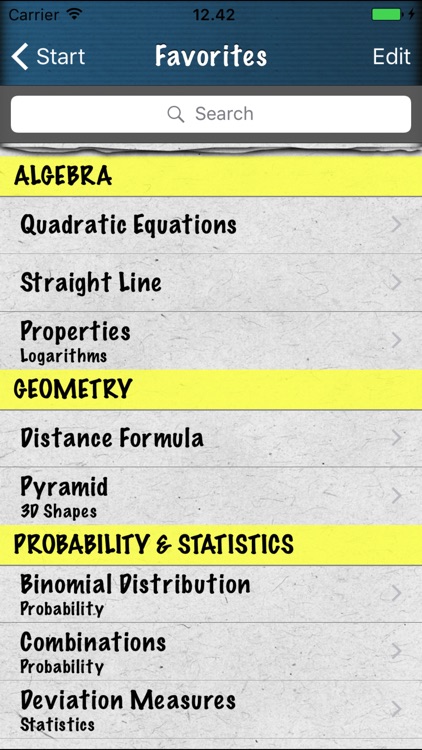 Math Formulas - Ref. Guide screenshot-3