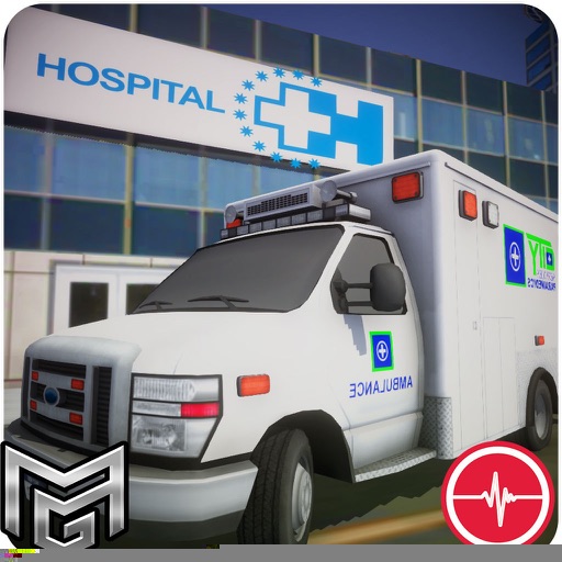 City Ambulance Rescue Game Icon