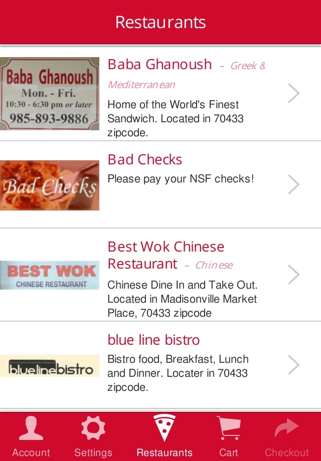 Menu Express Delivery screenshot 2