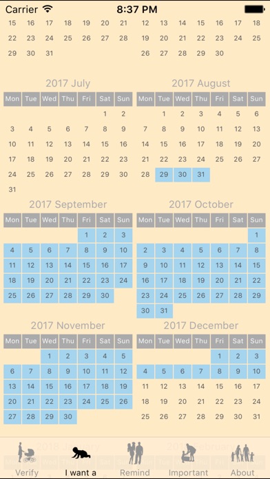 Boy or Girl Calendar screenshot 3