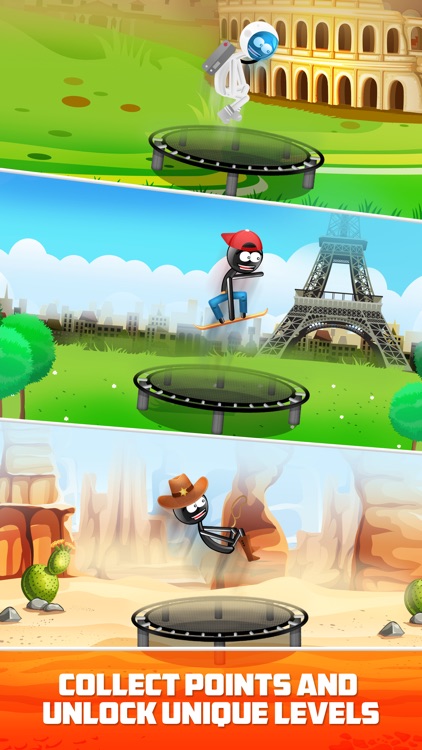 Stickman Trampoline screenshot-4