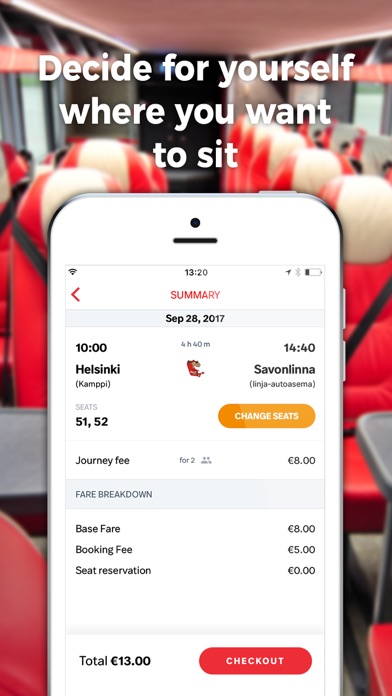 Bus ticket store screenshot 2