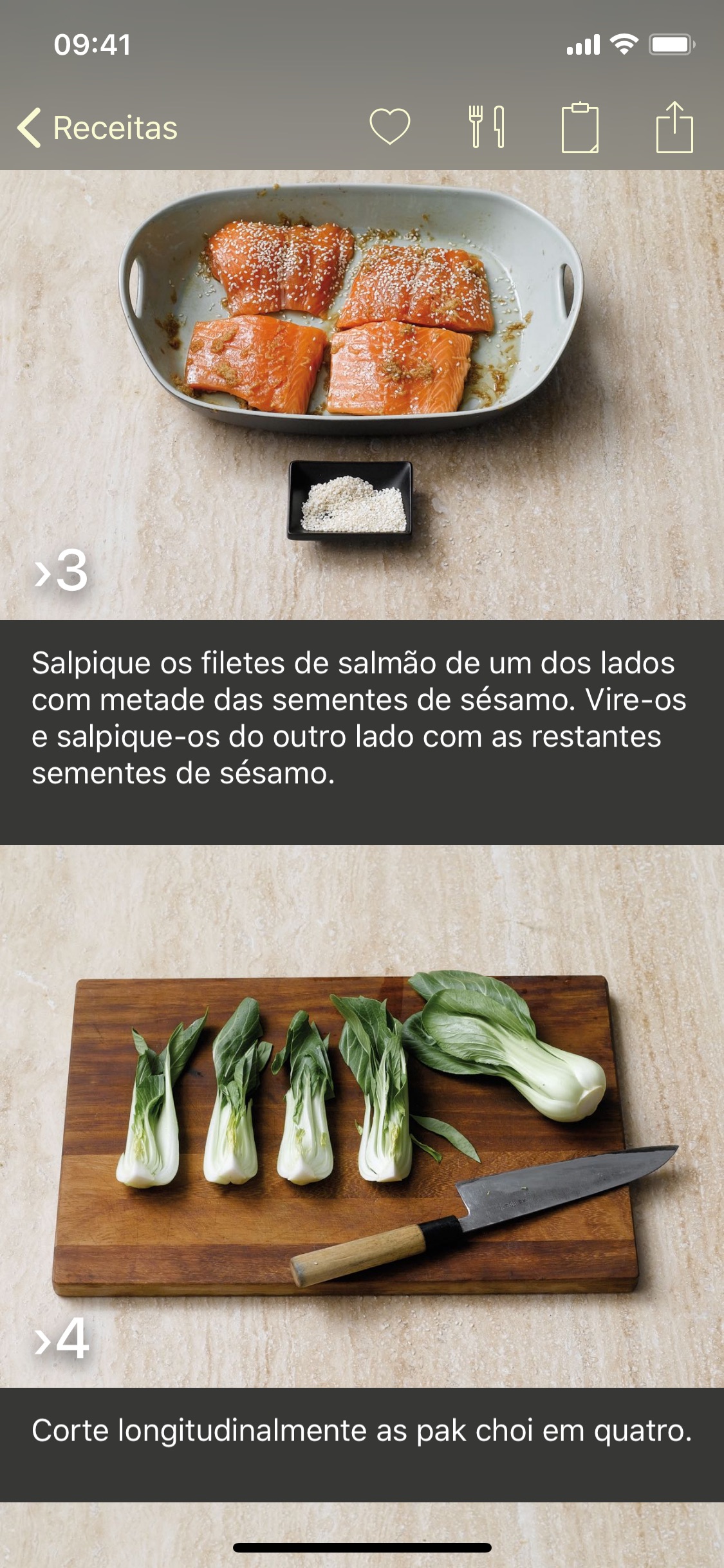 Screenshot do app Foto-Receitas
