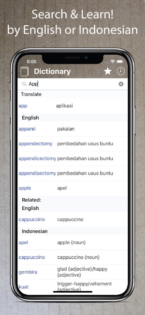 Indonesian English Dictionary*(圖1)-速報App