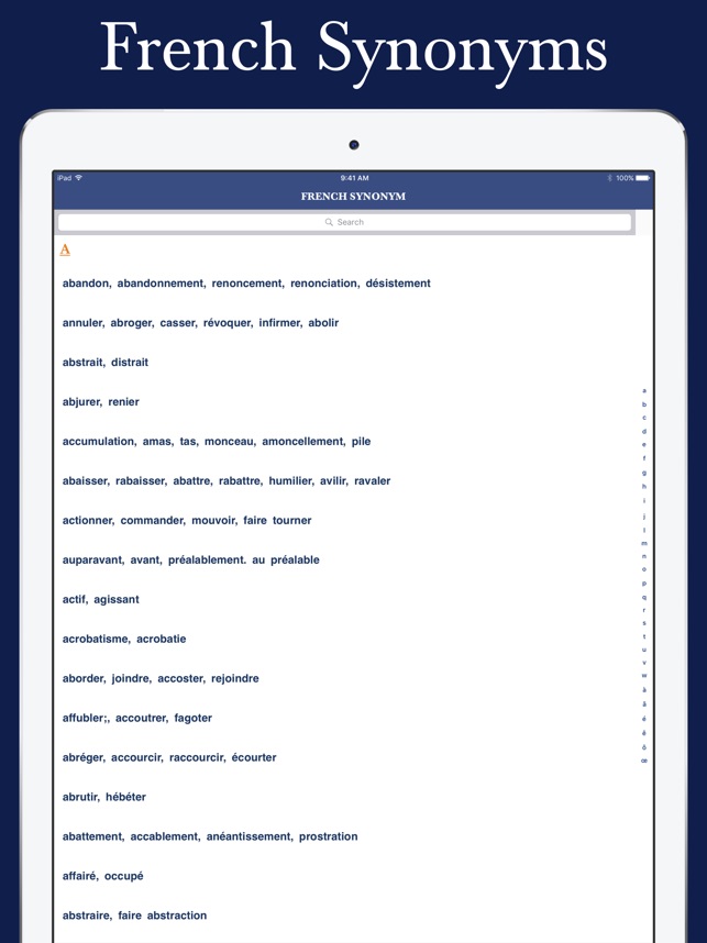 Mastering French Synonyms On The App Mastering French Synonyms On The App