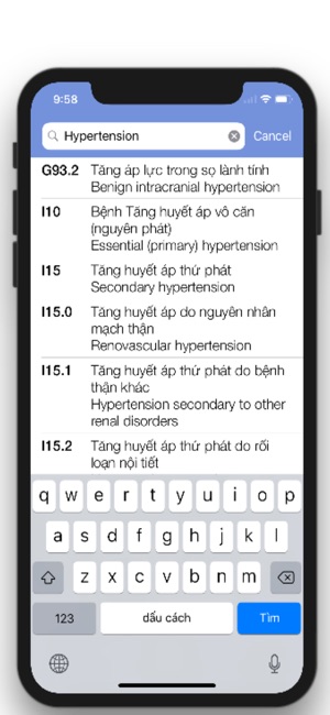 ICD-10 Dictionary