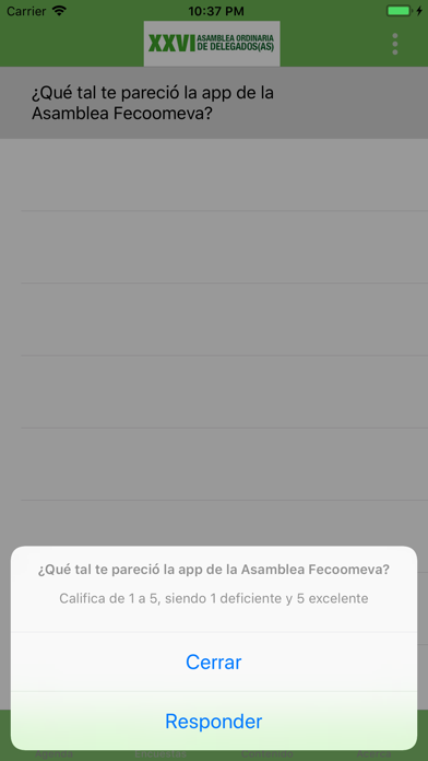 How to cancel & delete Asamblea General Fecoomeva from iphone & ipad 2