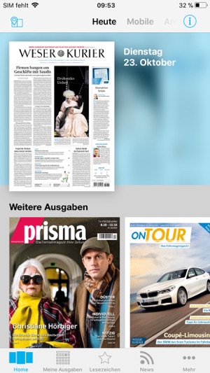 WESER-KURIER E-Paper(圖1)-速報App