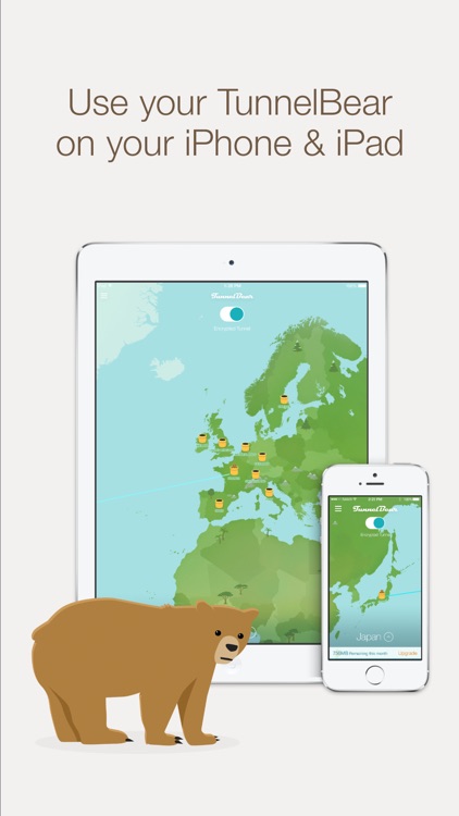 TunnelBear VPN Proxy: WiFi Security & Privacy