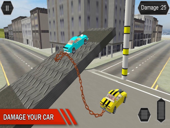 Chained Car Impossible Stunts