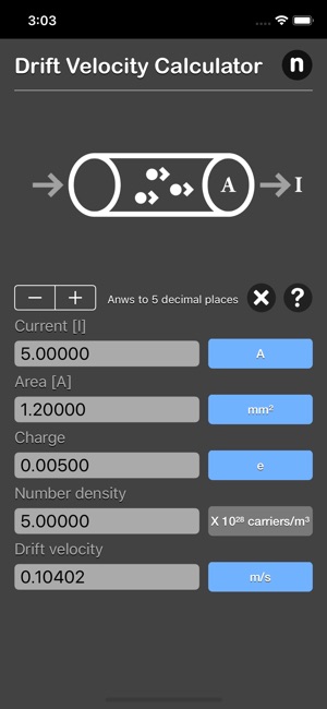 Drift Velocity Calculator(圖4)-速報App