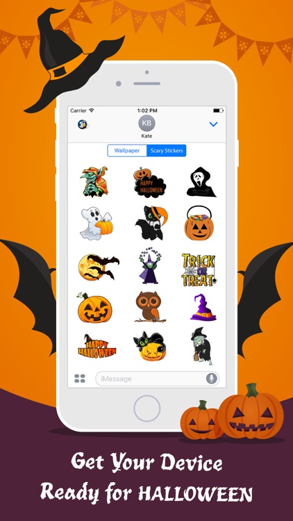 Halloween Wallpaper Sticker HD screenshot-4