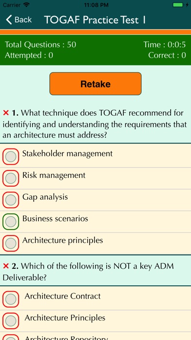 TOGAF Practice Tests screenshot 3