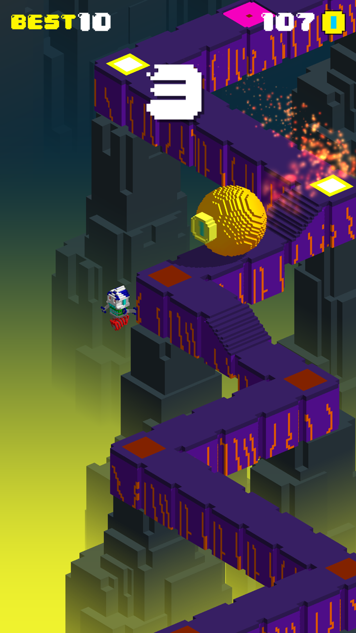 Castle Escape Pixel Run