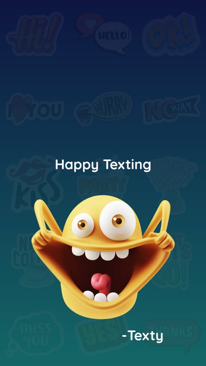 Best 3D Text Words Sticker App screenshot-3