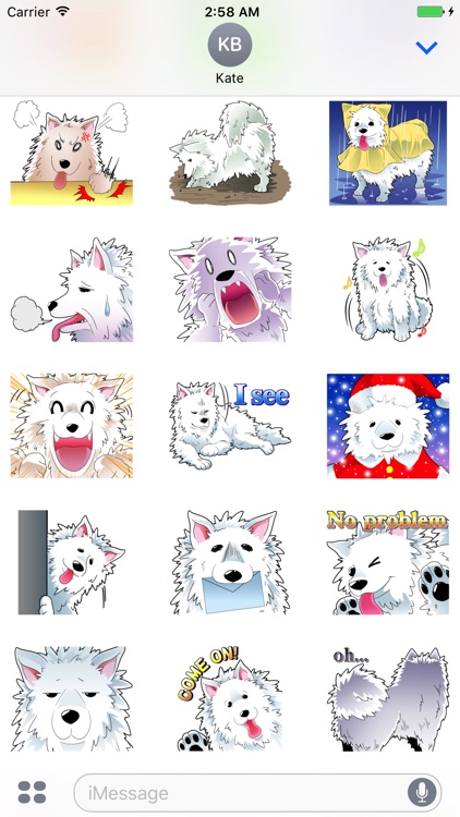 Samoyed The Dog Stickers